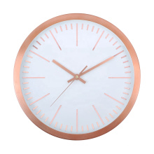 Aluminum metal frame with up numbers home decoration wall clock moden